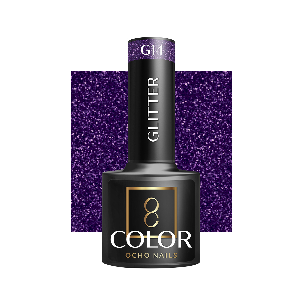 Smalto Ibrido Ocho Nails Glitter G14 -5 G Smalto Ibrido Ocho Nails Glitter G14 -5 G