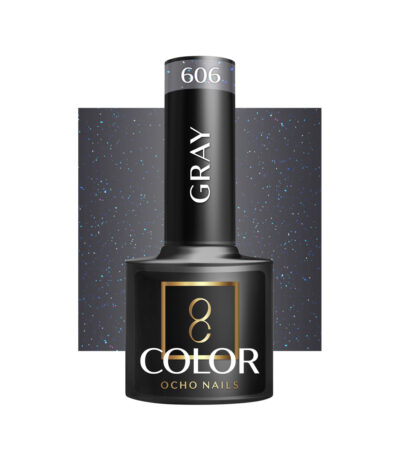 Smalto Ibrido Ocho Nails Grigio 606 -5 G