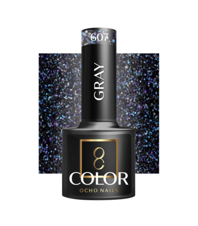 Smalto Ibrido Ocho Nails Grigio 607 -5 G