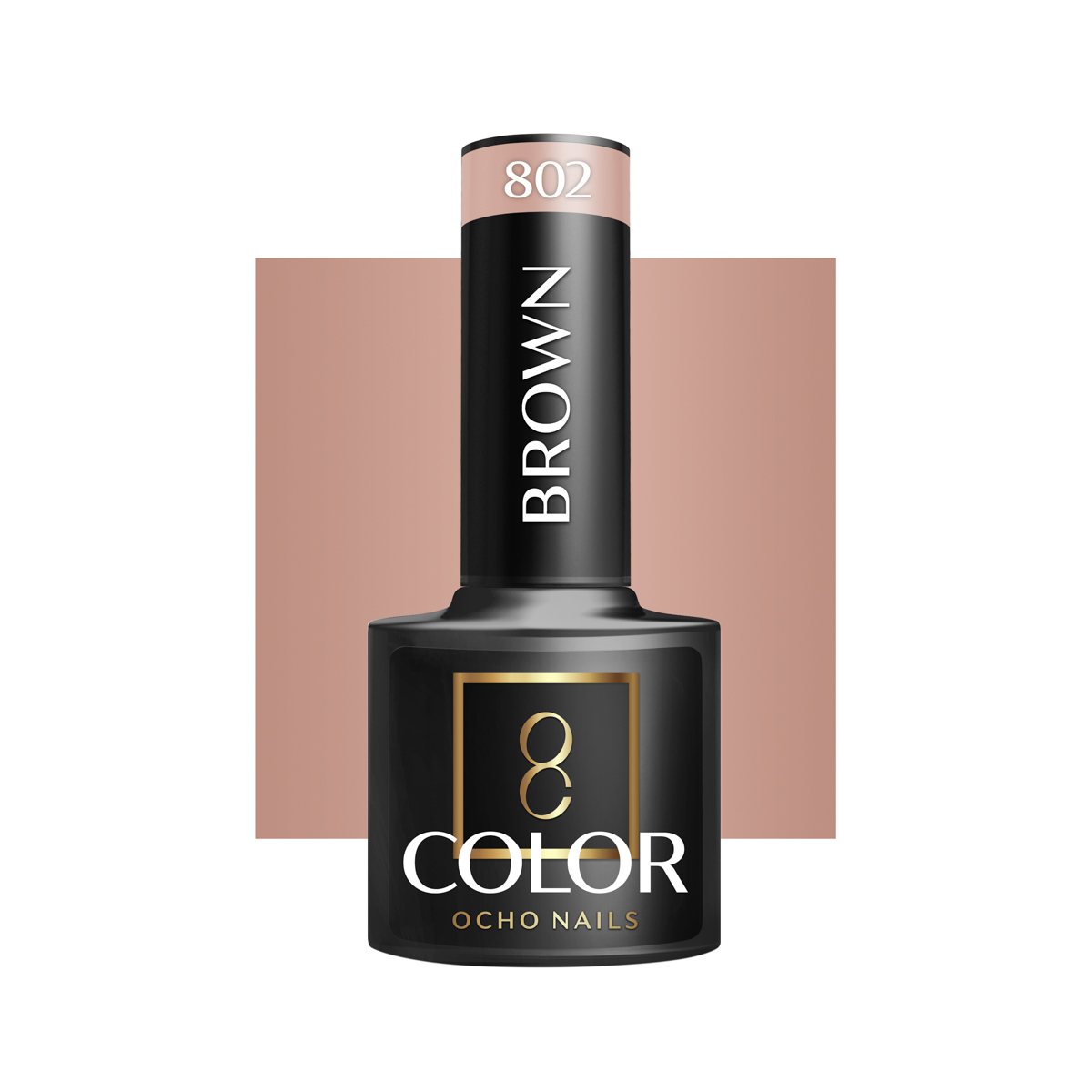 Smalto Ibrido Ocho Nails Marrone 802 -5 G Smalto Ibrido Ocho Nails Marrone 802 -5 G