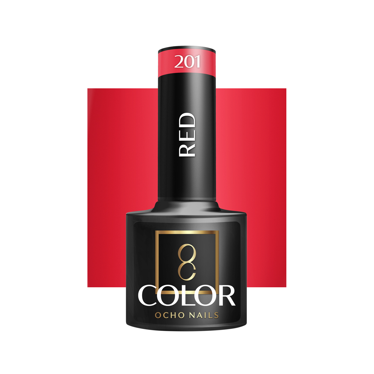 Smalto Ibrido Ocho Nails Rosso 201 -5 G Smalto Ibrido Ocho Nails Rosso 201 -5 G