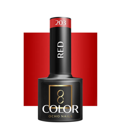Smalto Ibrido Ocho Nails Rosso 203 -5 G