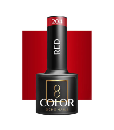 Smalto Ibrido Ocho Nails Rosso 204 -5 G