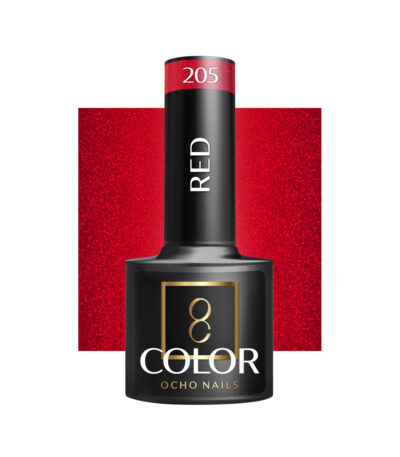 Smalto Ibrido Ocho Nails Rosso 205 -5 G
