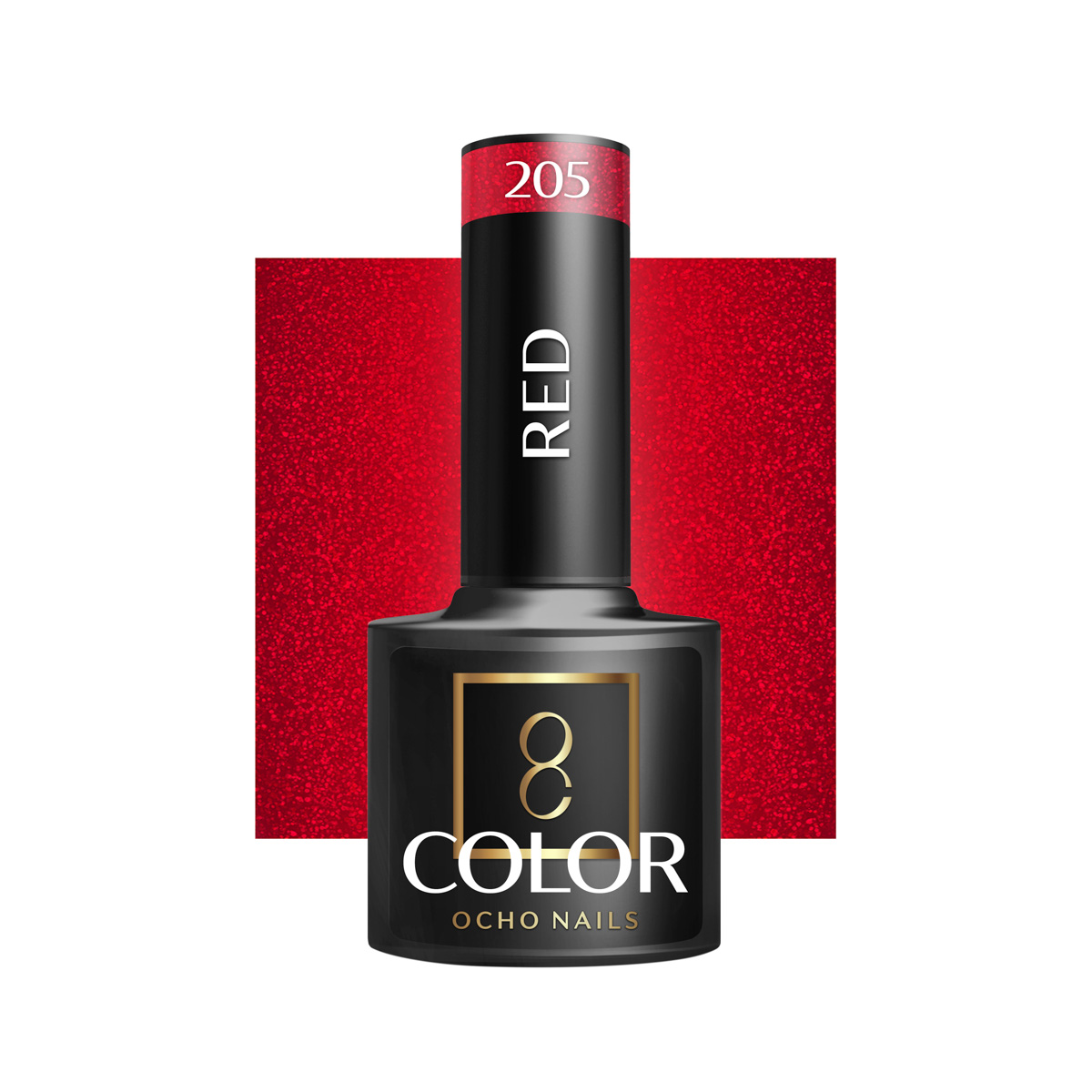 Smalto Ibrido Ocho Nails Rosso 205 -5 G Smalto Ibrido Ocho Nails Rosso 205 -5 G