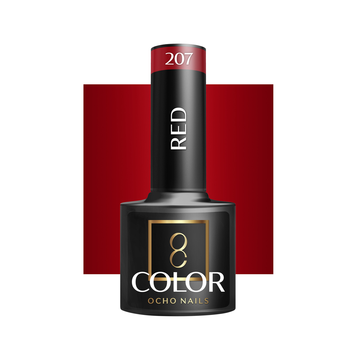 Smalto Ibrido Ocho Nails Rosso 207 -5 G Smalto Ibrido Ocho Nails Rosso 207 -5 G