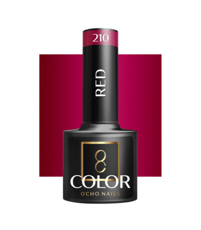 Smalto Ibrido Ocho Nails Rosso 210 -5 G