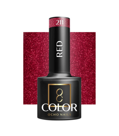 Smalto Ibrido Ocho Nails Rosso 211 -5 G