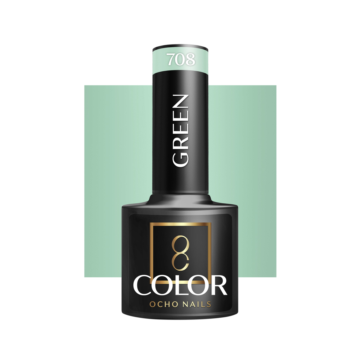 Smalto Ibrido Ocho Nails Verde 708 -5 G Smalto Ibrido Ocho Nails Verde 708 -5 G