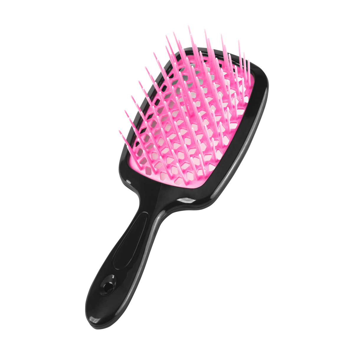 Spazzola Per Capelli Hs Nero Rosa Spazzola Per Capelli Hs Nero Rosa