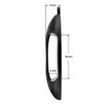 Specchio Da Parrucchiere Rotondo Q-29 Nero 3
