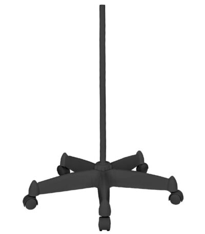 Supporto Per Lampada Con Lente D'Ingrandimento Al Chiaro Di Luna Nera