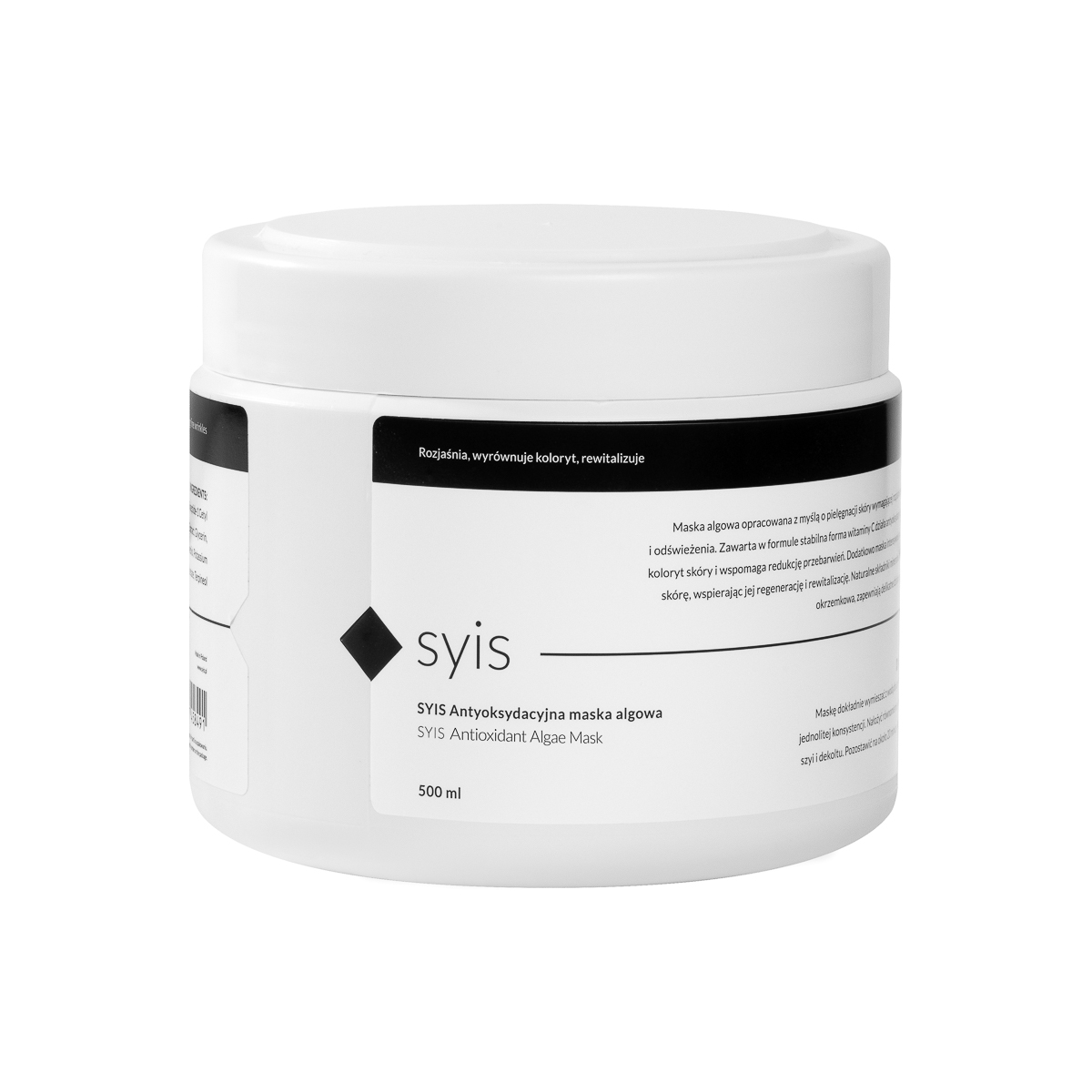 Syis Maschera Antiossidante Alle Alghe 500 Ml Syis Maschera Antiossidante Alle Alghe 500 Ml