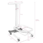 Vassoio Pedicure Comfort Su Ruote Con Funzione Di Sollevamento 4