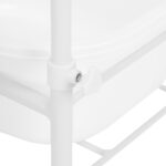 Vassoio Per Pedicure Bianco Su Ruote 4