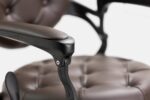 DD Hairdressing poltrona da barbiere a pompa grigio MACK
