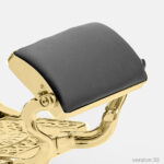 DD Hairdressing poltrona da barbiere elegante idraulica nero MAE
