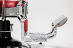 DD Hairdressing poltrona da barbiere elegante rosso MACK