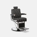 DD Hairdressing poltrona da barbiere reclinabile nero GON