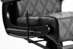DD Hairdressing poltrona da barbiere reclinabile nero GON