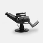 DD Hairdressing poltrona da barbiere reclinabile nero GON