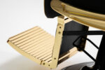 DD Hairdressing poltrona da barbiere reclinabile nero GON