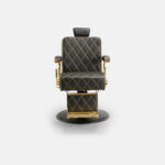 DD Hairdressing poltrona da barbiere reclinabile nero GON