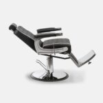 DD Hairdressing poltrona da barbiere reclinabile nero GON
