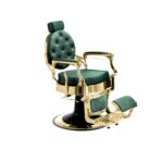 DD Hairdressing poltrona da barbiere verde MAE