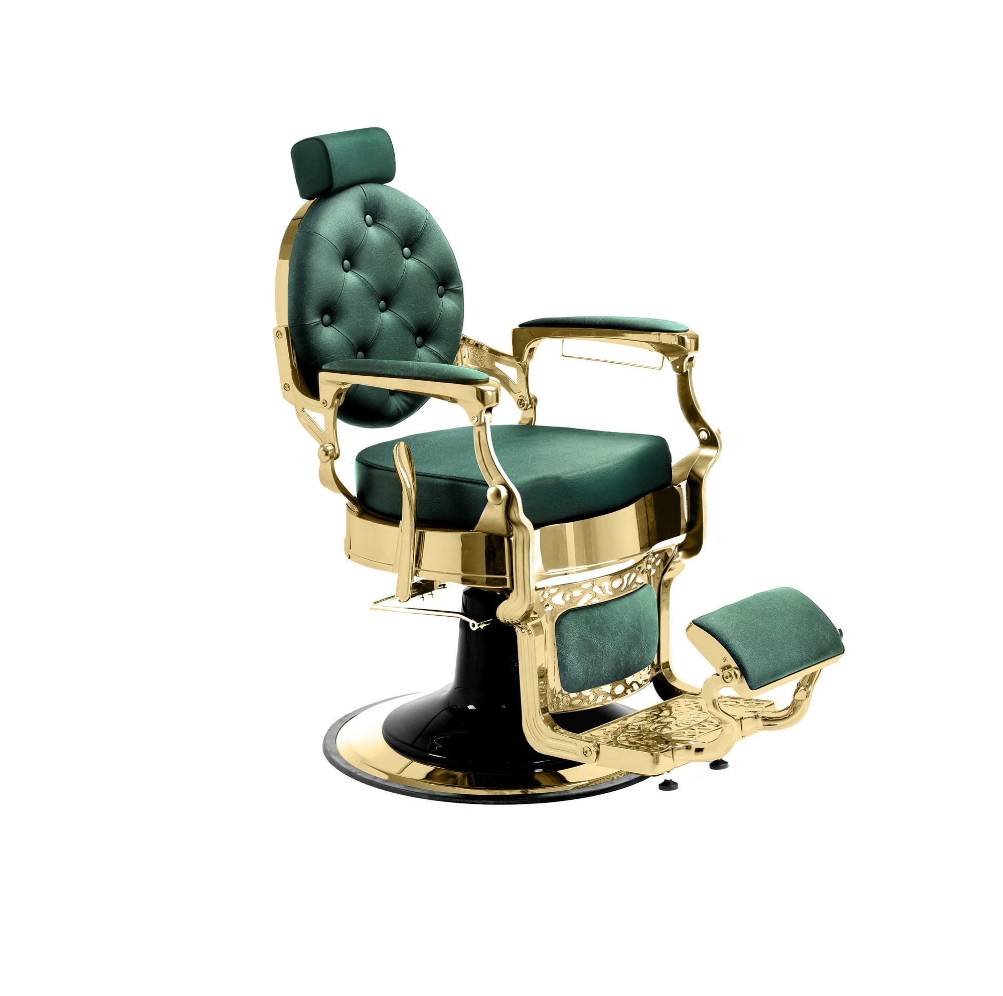 DD Hairdressing poltrona da barbiere verde MAE DD Hairdressing poltrona da barbiere verde MAE