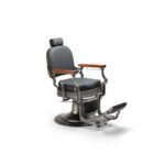 DD Hairdressing poltrona da barbiere vintage nero FLEK