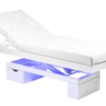 DD Wellness lettino elettrico riscaldato LED bianco
