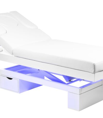 DD Wellness lettino elettrico riscaldato LED bianco