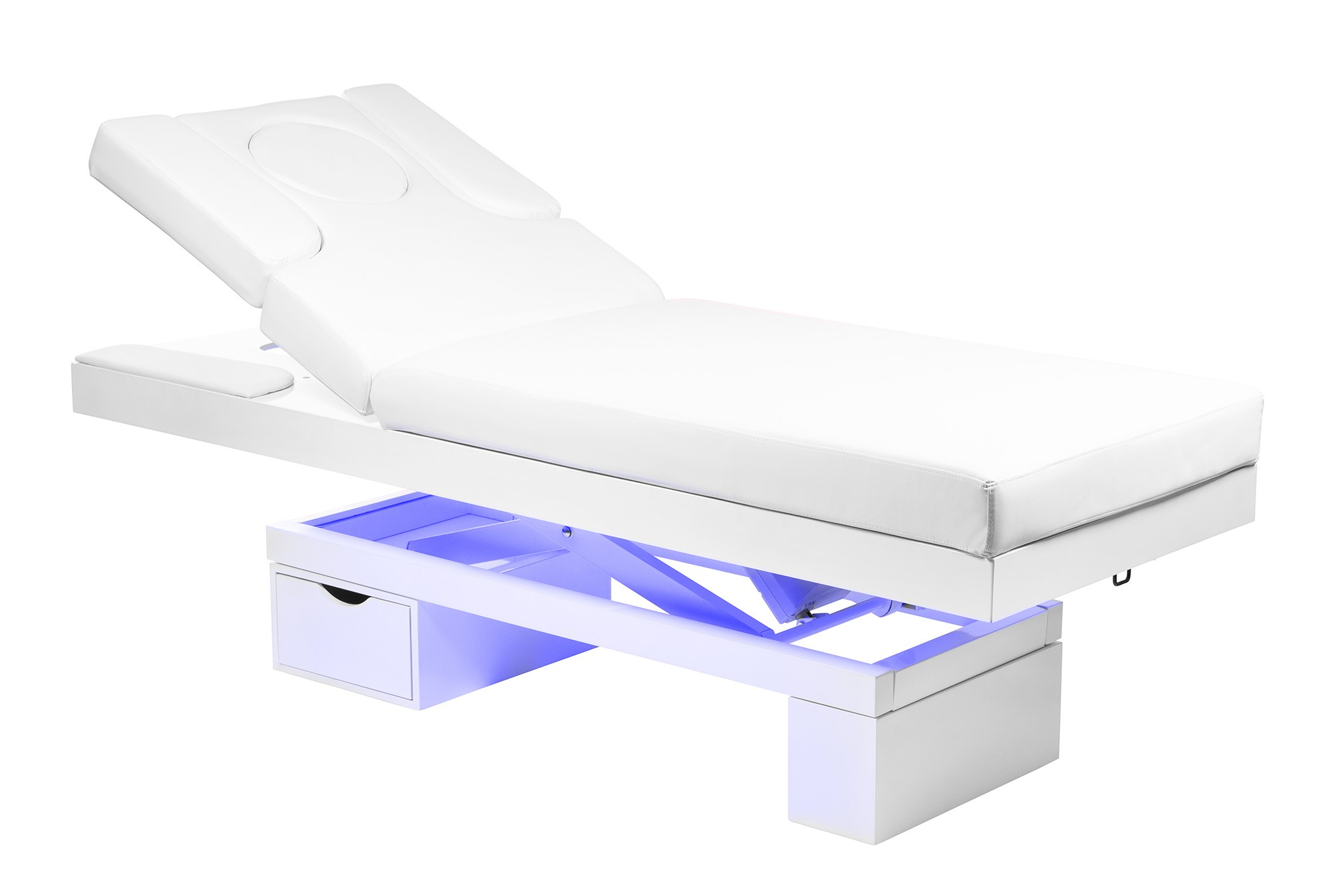 DD Wellness lettino elettrico riscaldato LED bianco DD Wellness lettino elettrico riscaldato LED bianco