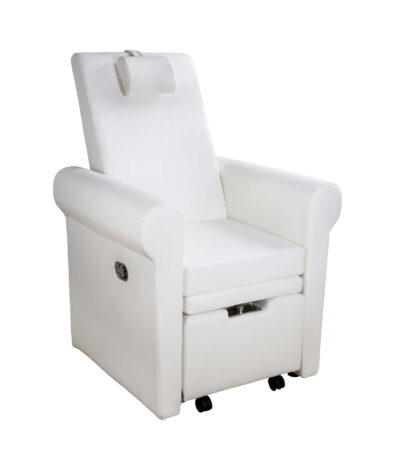 DD Wellness poltrona pedicure spazio idromassaggio bianco Aventur