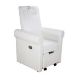 DD Wellness poltrona pedicure spazio idromassaggio bianco Aventur