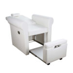 DD Wellness poltrona pedicure spazio idromassaggio bianco Aventur
