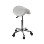 DD Wellness sgabello a sella basculante bianco OBSI