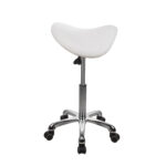 DD Wellness sgabello a sella basculante bianco OBSI