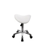 DD Wellness sgabello a sella basculante bianco OBSI