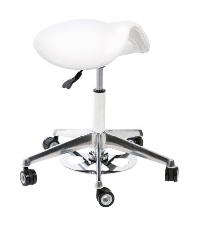 DD Wellness sgabello a sella bianco Adapt