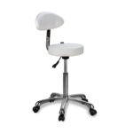 DD Wellness sgabello schienale regolabile bianco Opal Back
