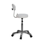 DD Wellness sgabello schienale regolabile bianco Opal Back