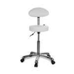 DD Wellness sgabello schienale regolabile bianco Opal Back