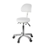 DD Wellness sgabello schienale regolabile bianco Zin Back