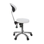 DD Wellness sgabello schienale regolabile bianco Zin Back