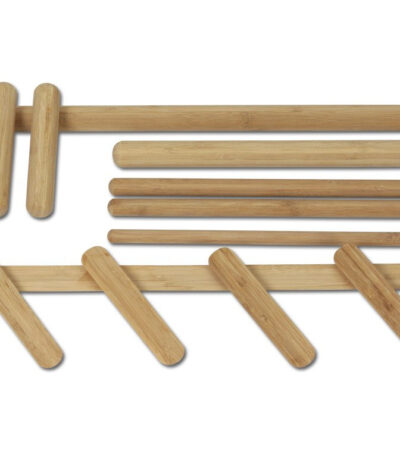Habys bastoncini massaggio bambù set da 12