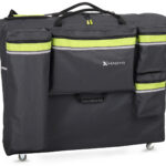 Habys borsa da trasporto con ruote 180/70 grigio City