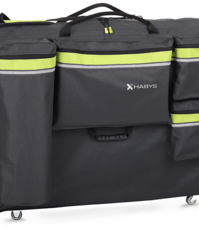 Habys borsa da trasporto con ruote 180/70 grigio City