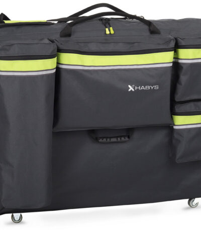 Habys borsa da trasporto con ruote grigio City